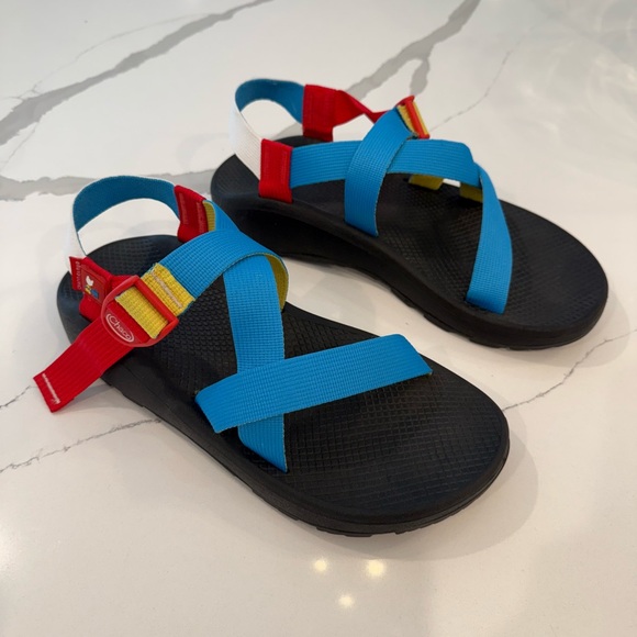NWOT Limited Edition Chaco Zcloud Mens Size 11 Doves & Guitars Woodstock Sandals - Picture 1 of 11